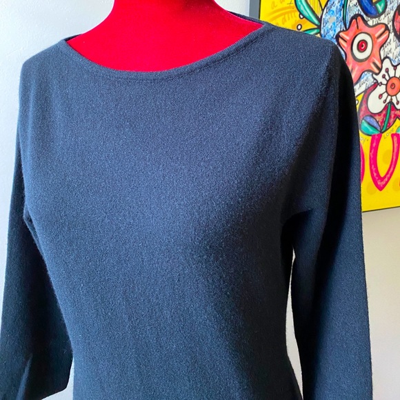 Burberry cashmere sweater dress black - Picture 2 of 9